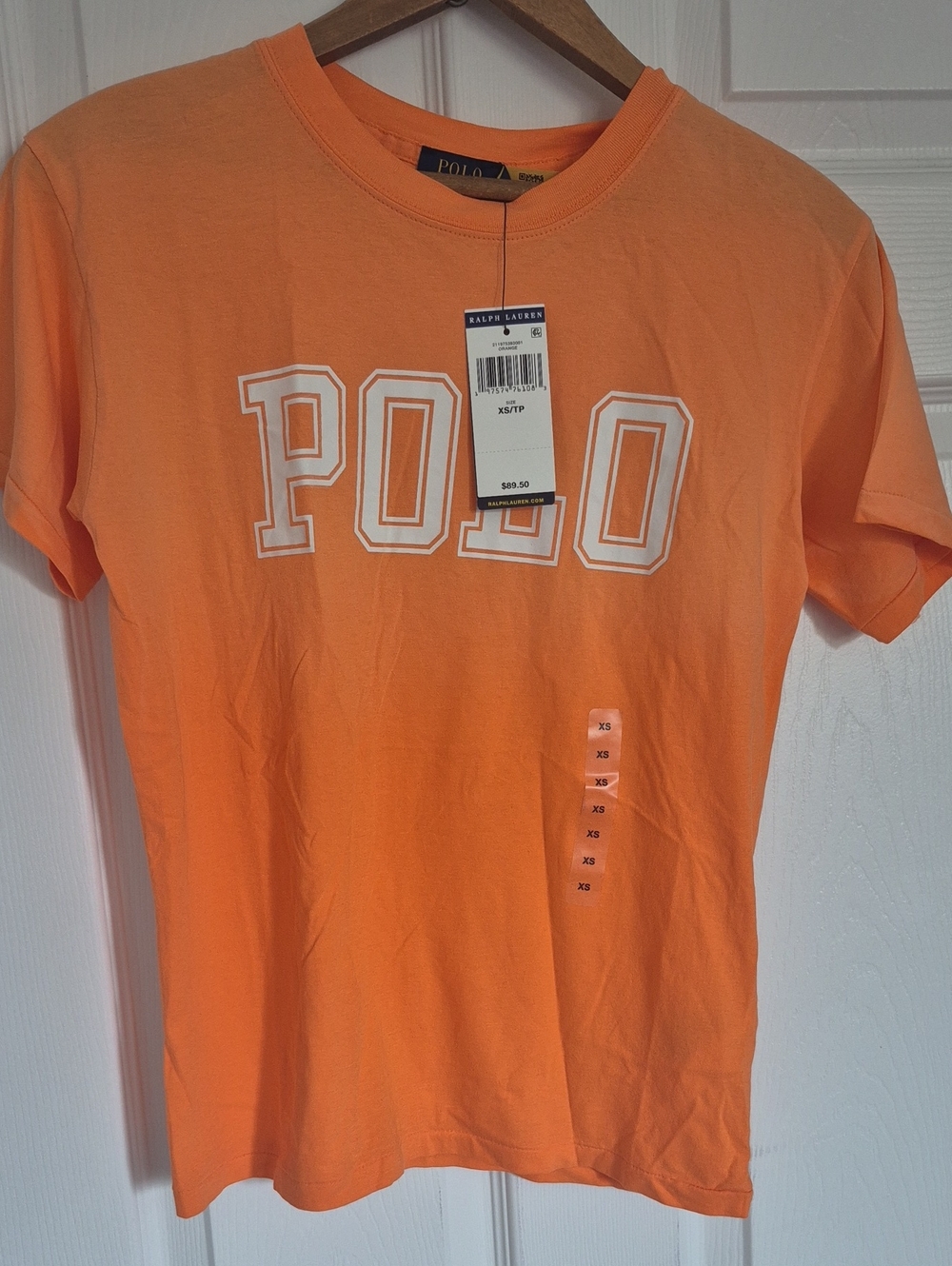 Ralph Lauren Orange Polo Graphic Tee